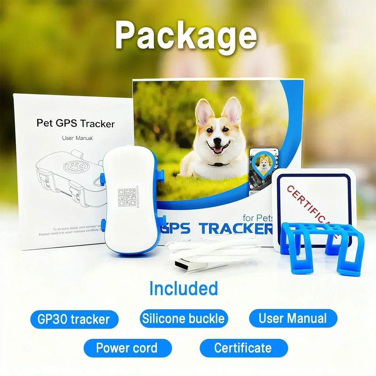 WANWAYTECH GPS Pet Tracker 4G For Dogs And Cats IP67