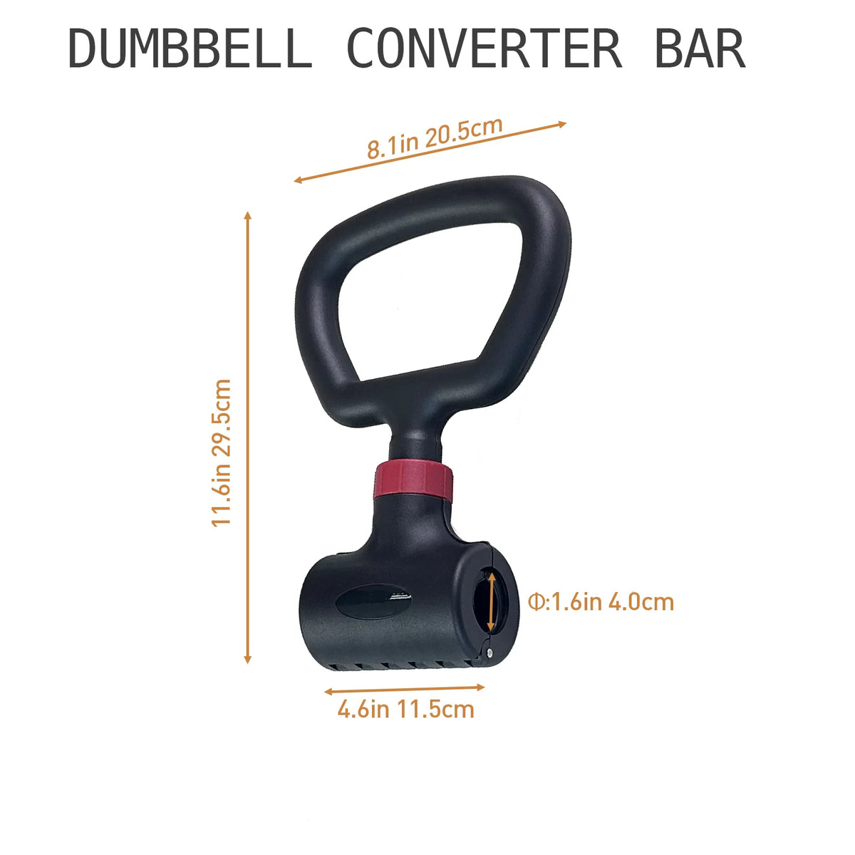 MARSAFIT Dumbbell Converter for Barbell and Kettlebell Home Fitness Sets