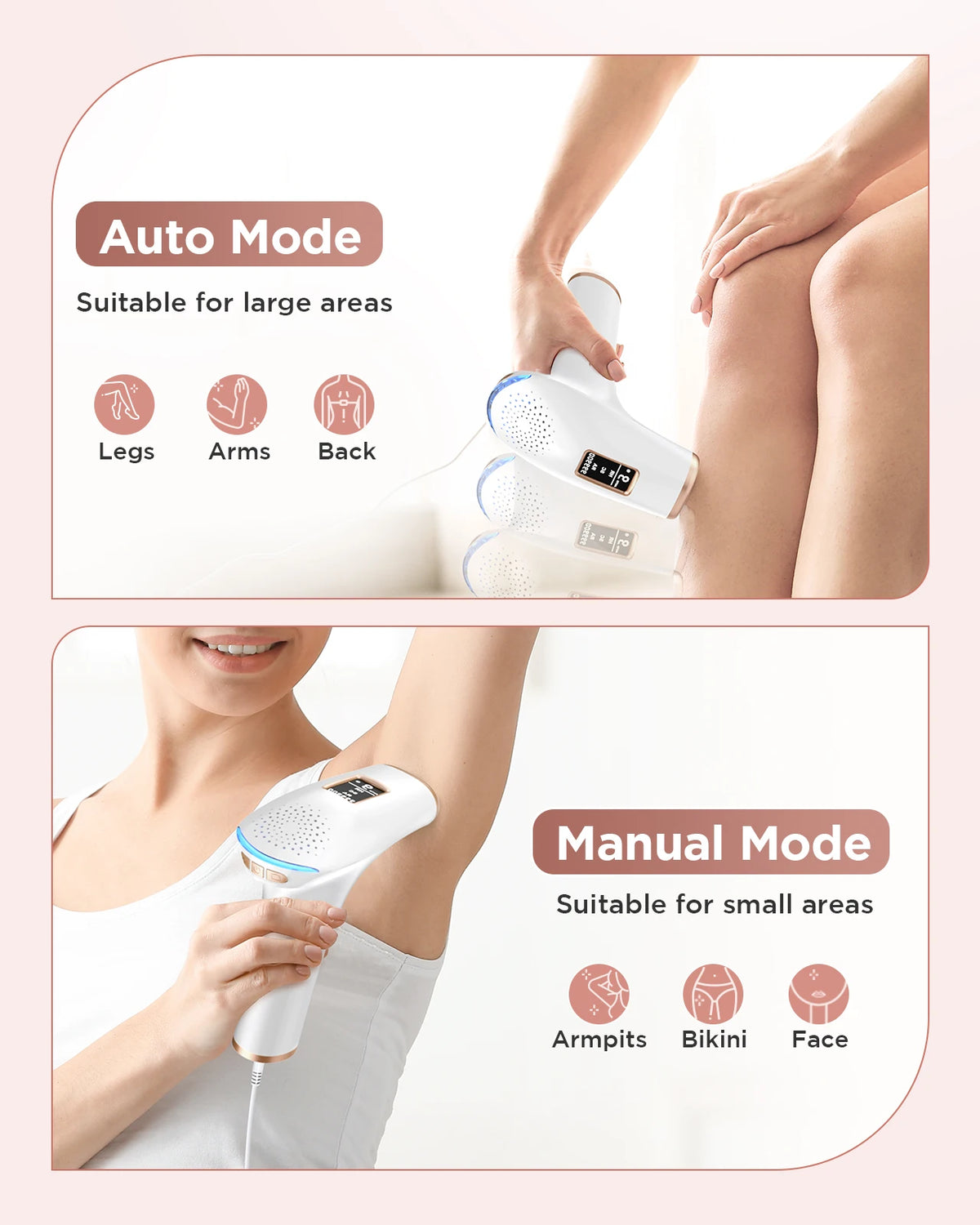 Totmizby Ipl Hair Removal Device For Whole Body And Facial Use