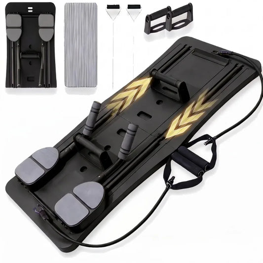 4 In 1 Foldable Ab Workout Board With Resistance Bands