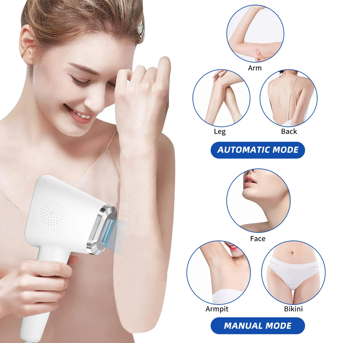 Advanced Hair Removal Epilator Device With Integrated Cooling System