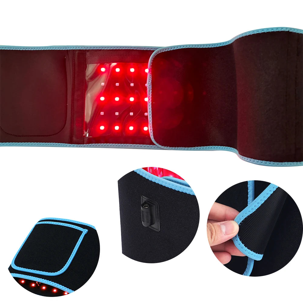 Red Light Belt 660nm 850nm Near Infrared Therapy Wrap