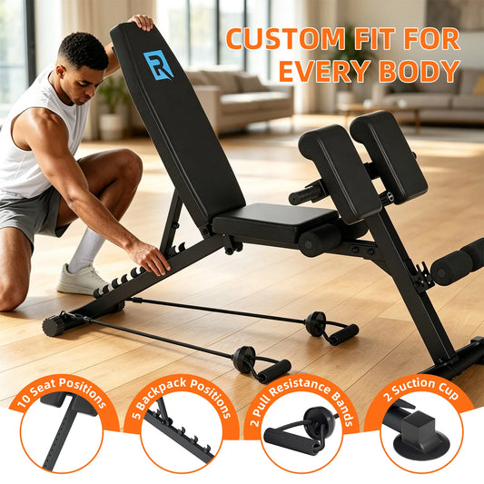 Commercial Steel Roman Chair Bench For Home Core Strength Training