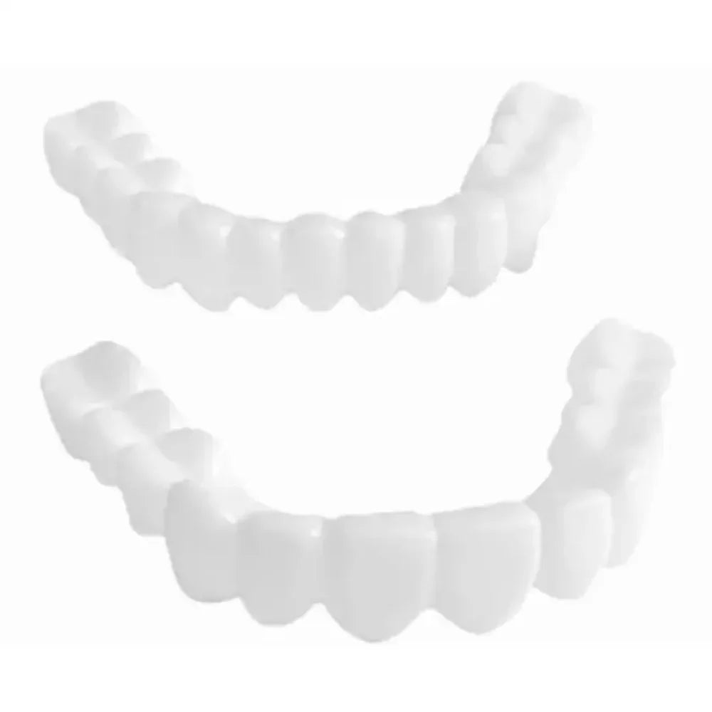 Temporary Snap On Veneers for Upper and Lower Teeth