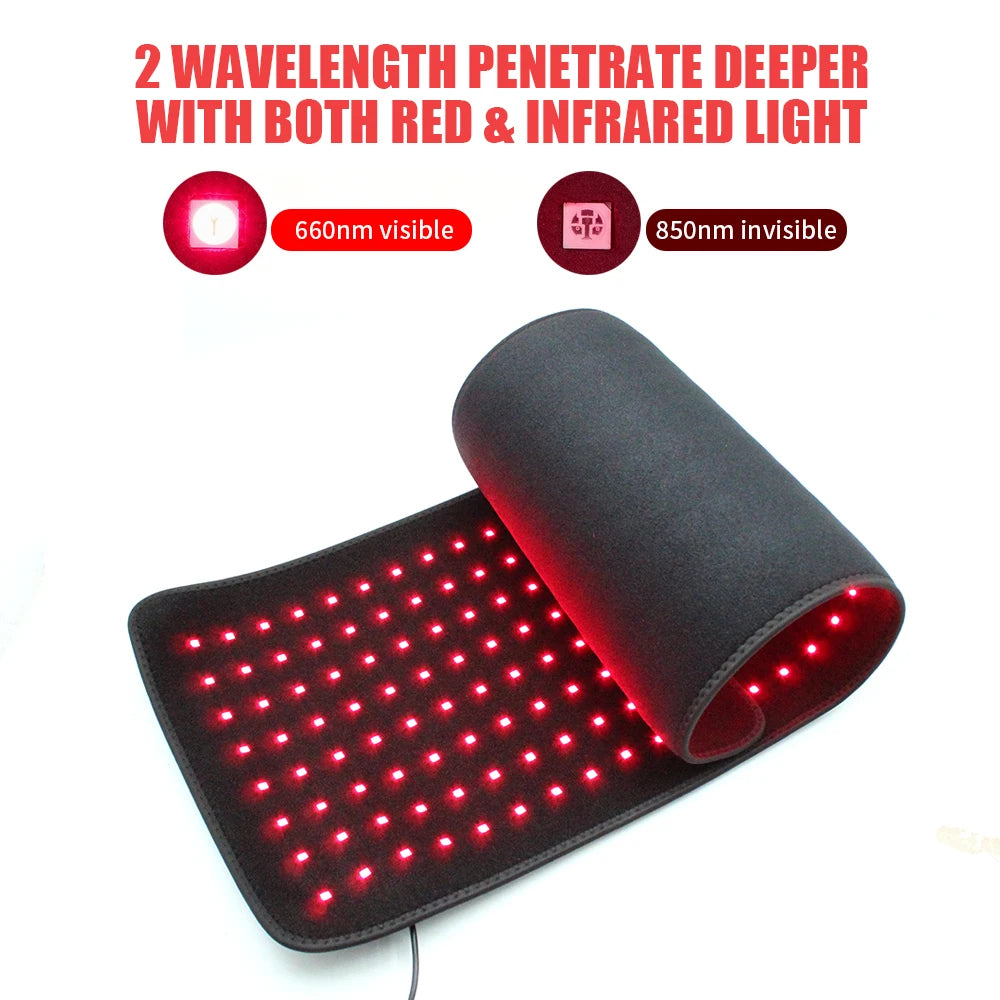 Red Light Therapy Pad 660nm 850nm Infrared For Back Shoulders
