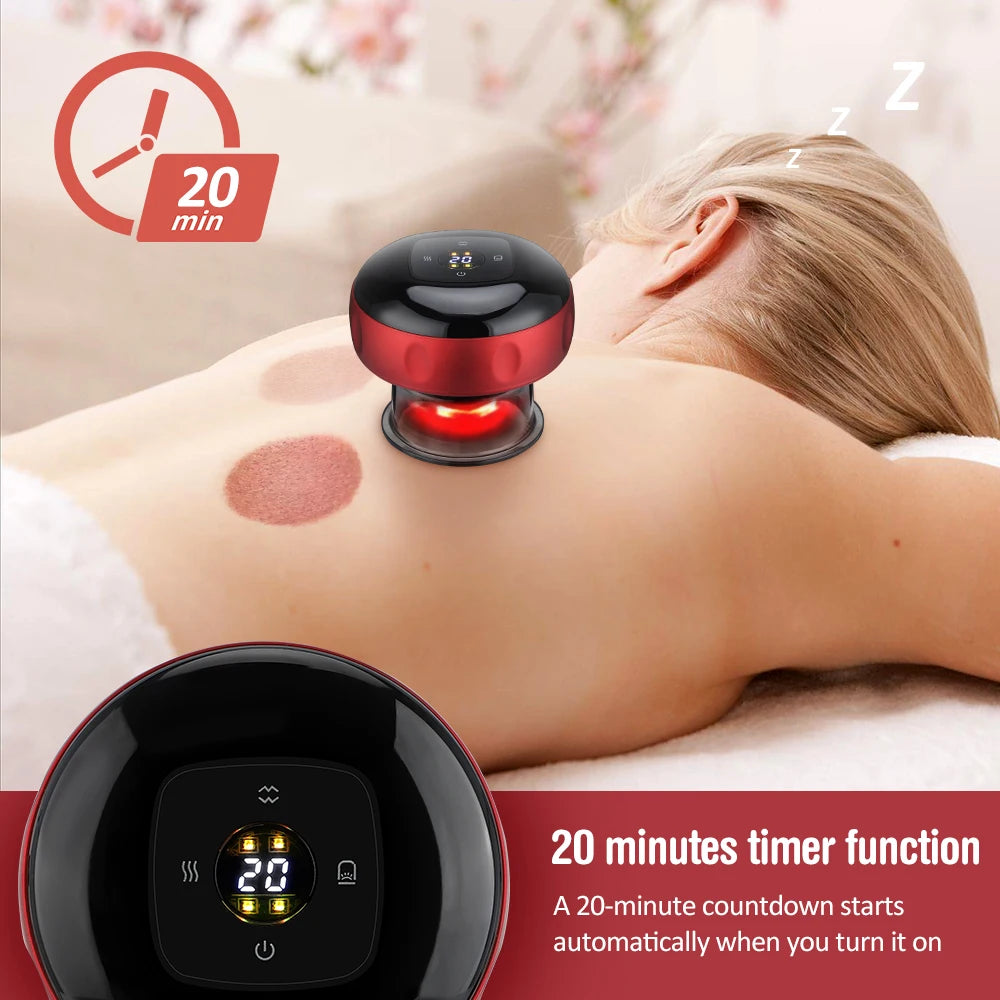 Hailicare Electric Vacuum Cupping Massager For Body Slimming