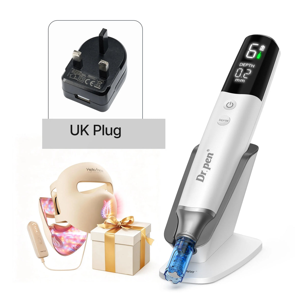 Hello Face Dr Pen M9 Microneedle And Led Mask Kit
