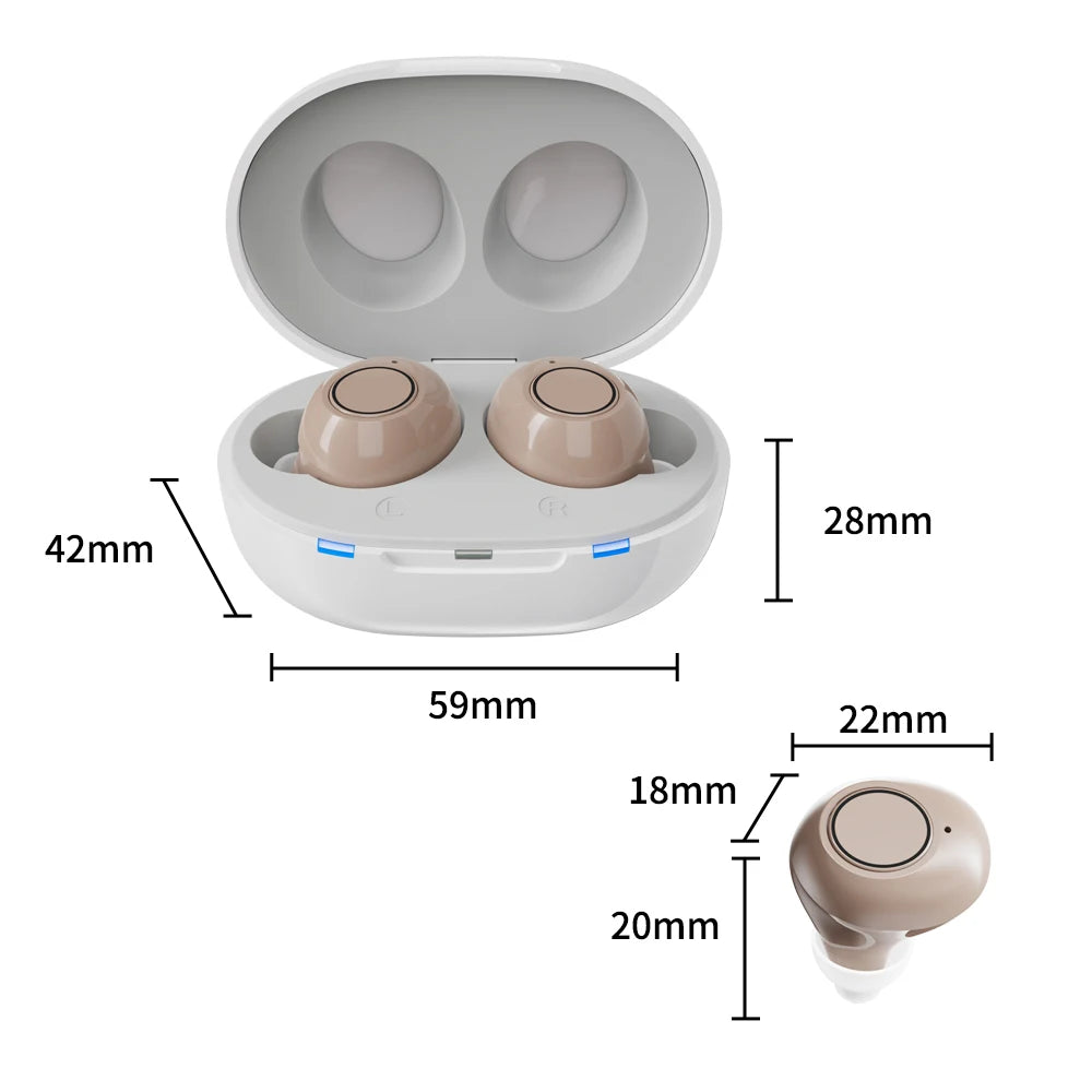 JINGHAO Hearing Aids Rechargeable Sound Amplifier For Elderly Gift