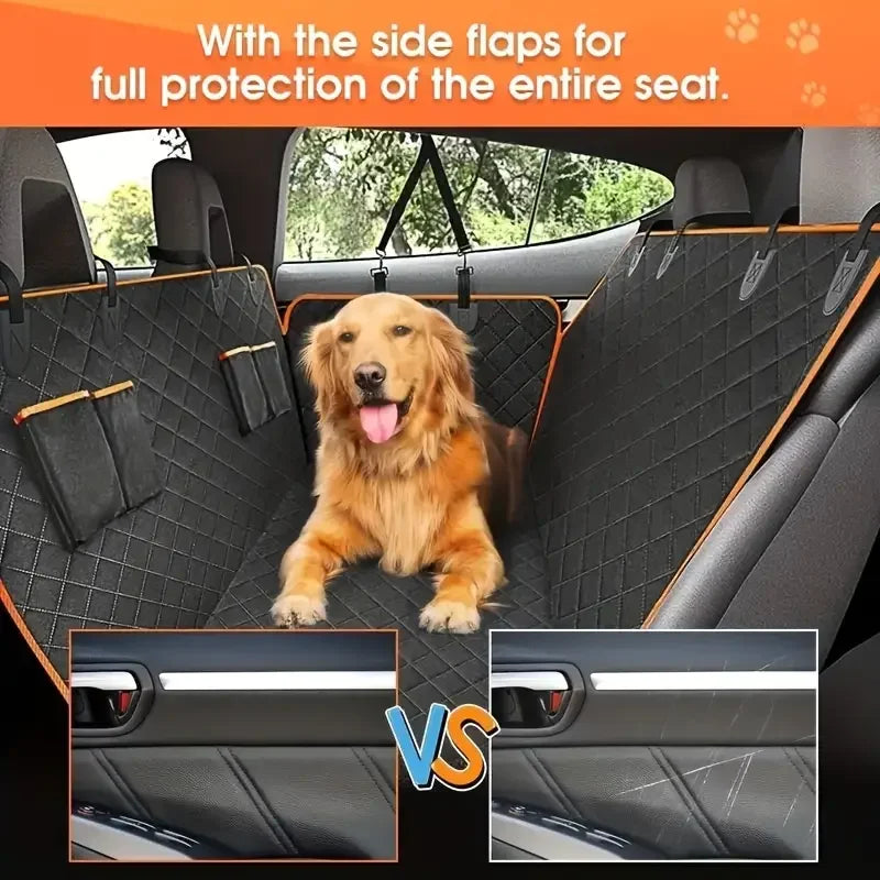 Waterproof Dog Car Seat Cover Hammock Nonslip Back Seat Protector