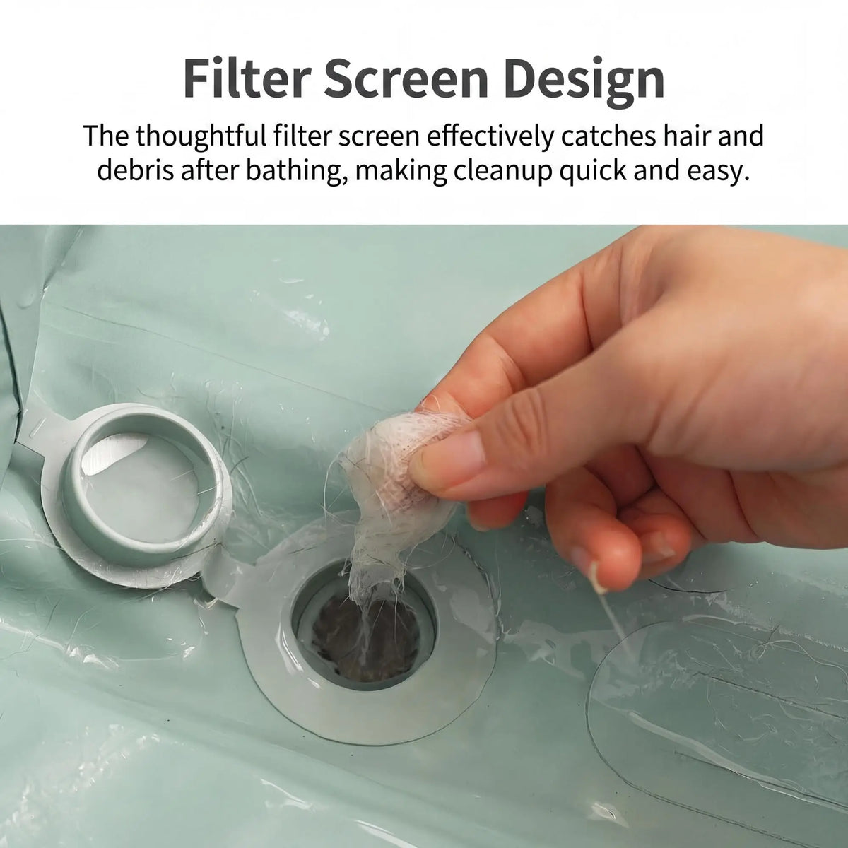 DishyKooker Portable Folding Dog Bath Tub With Rolling Cart