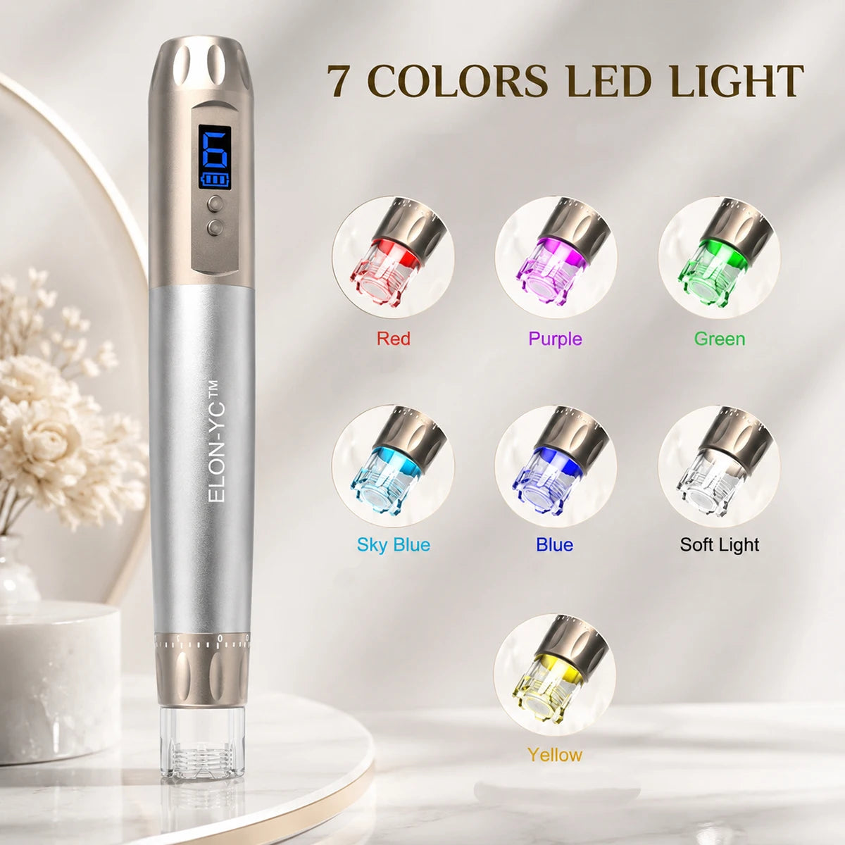 Elon Professional Rechargeable Microneedling Treatment Pen