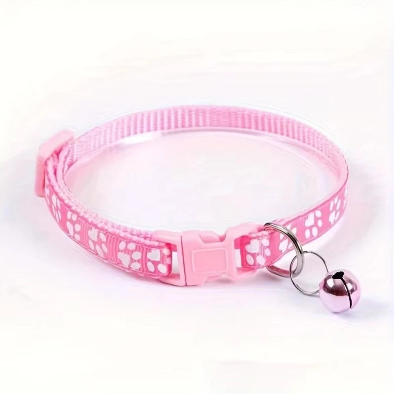 Premium Adjustable Cat Collar With Soft Ribbon And Bell