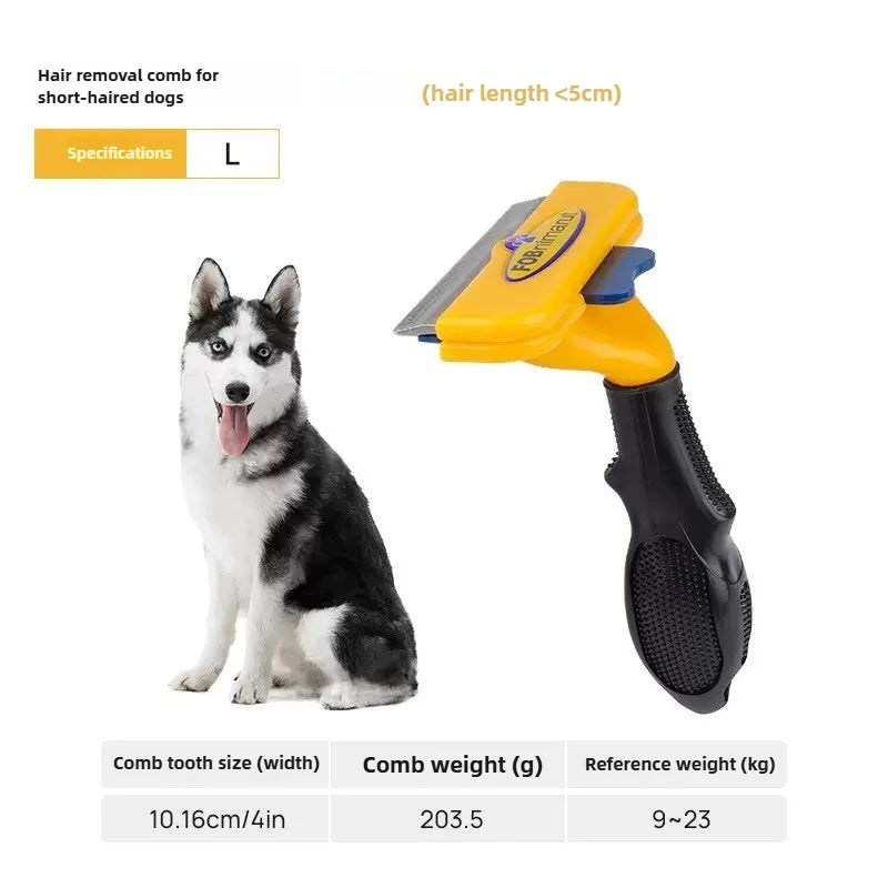 Professional Pet Grooming Brush For Dogs And Cats Deshedding Tool