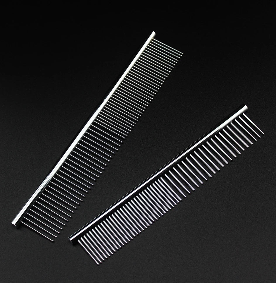 Stainless Steel Dog Comb For Removing Long Thick Pet Fur