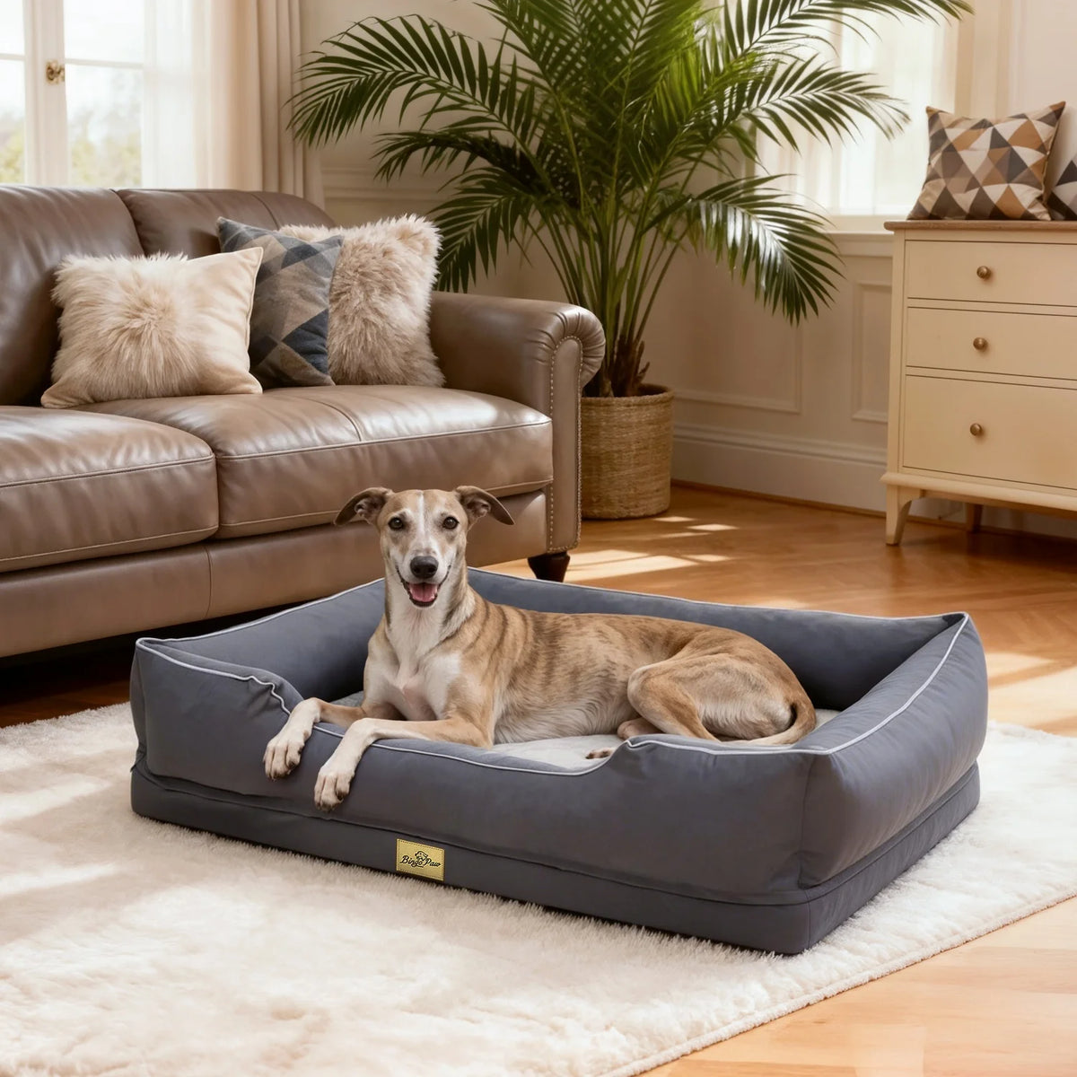 BINGOPAW Orthopedic Dog Bed With Waterproof Lining
