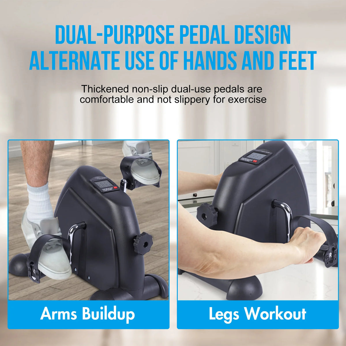 Mini Under Desk Motorized Pedal Exerciser With Display