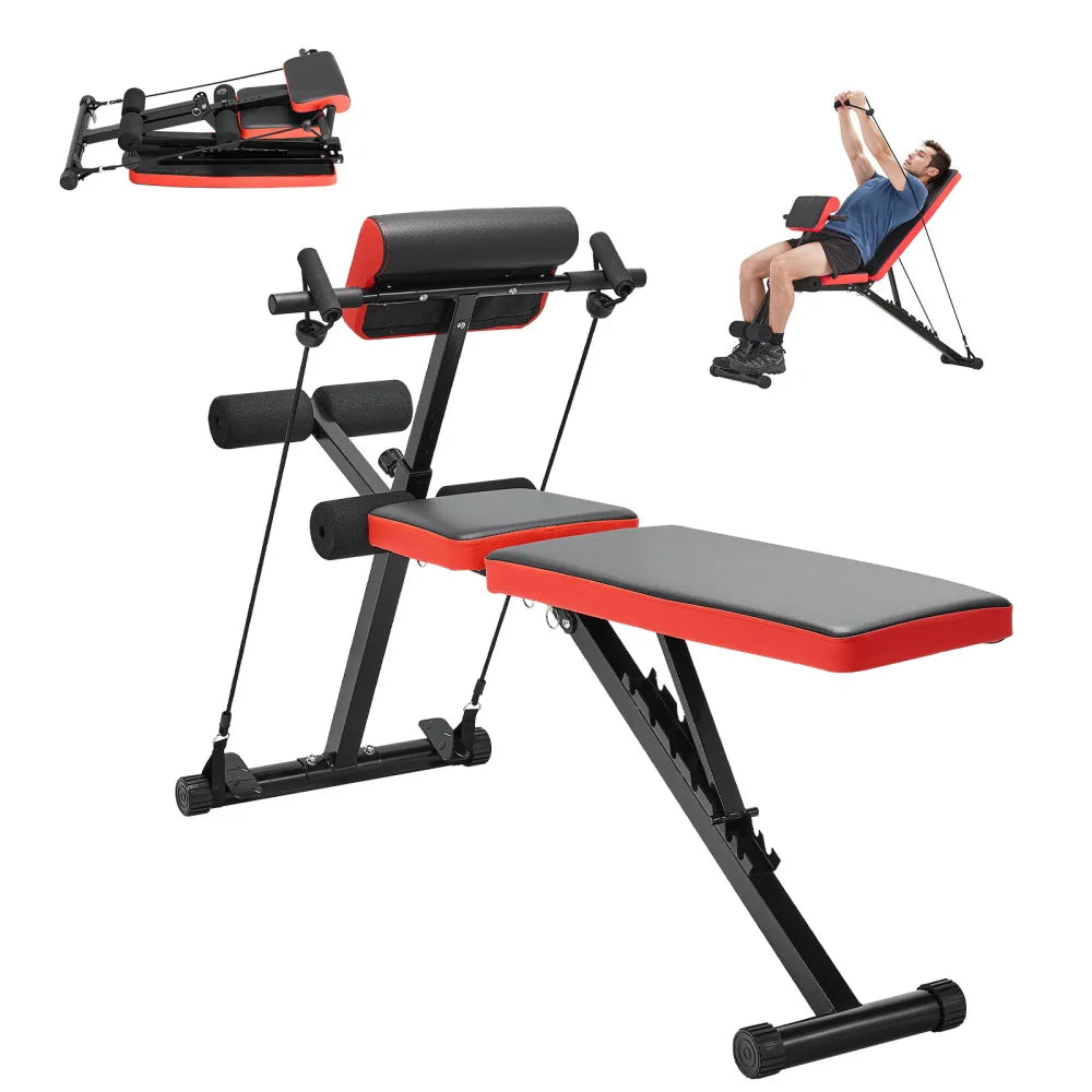 Adjustable Roman Chair Hyperextension Bench For Home Gym Workout