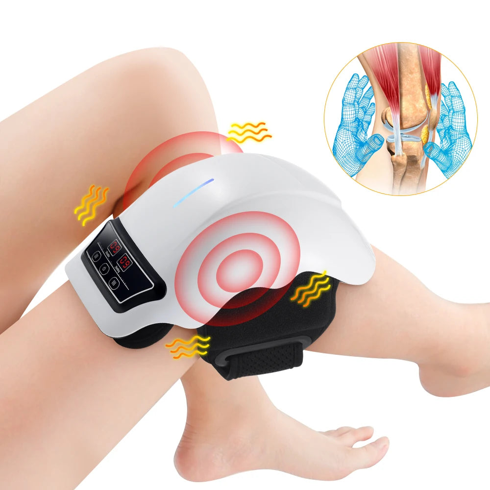 Hailicare Wireless Heated Knee Massager With Infrared Air Compression