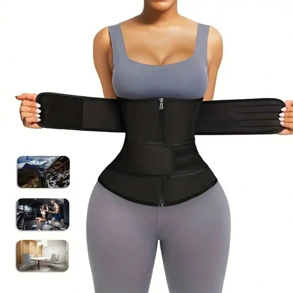 Women Waist Trainer Belt For Sauna Sweat Fitness Training