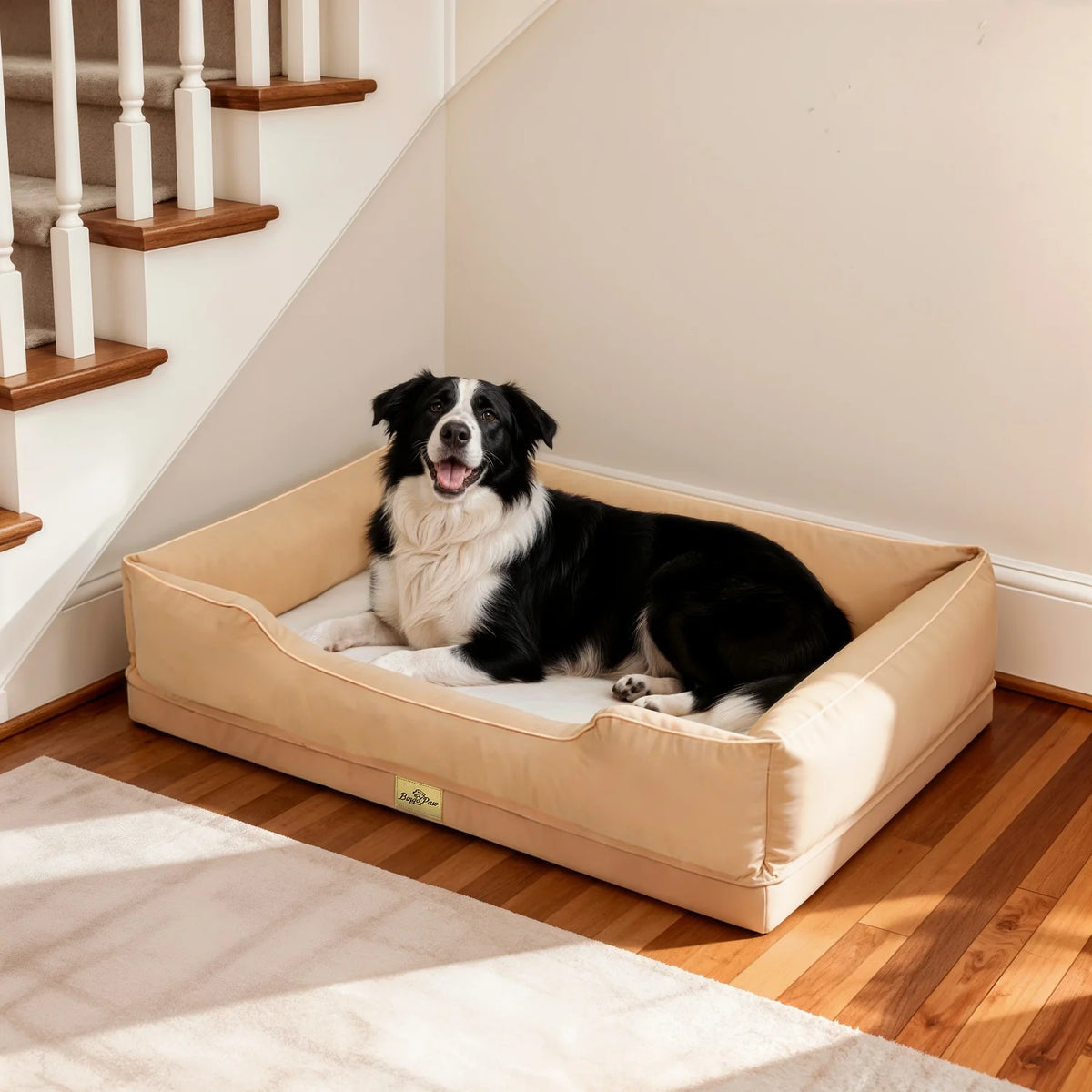 BINGOPAW Orthopedic Dog Bed With Waterproof Lining