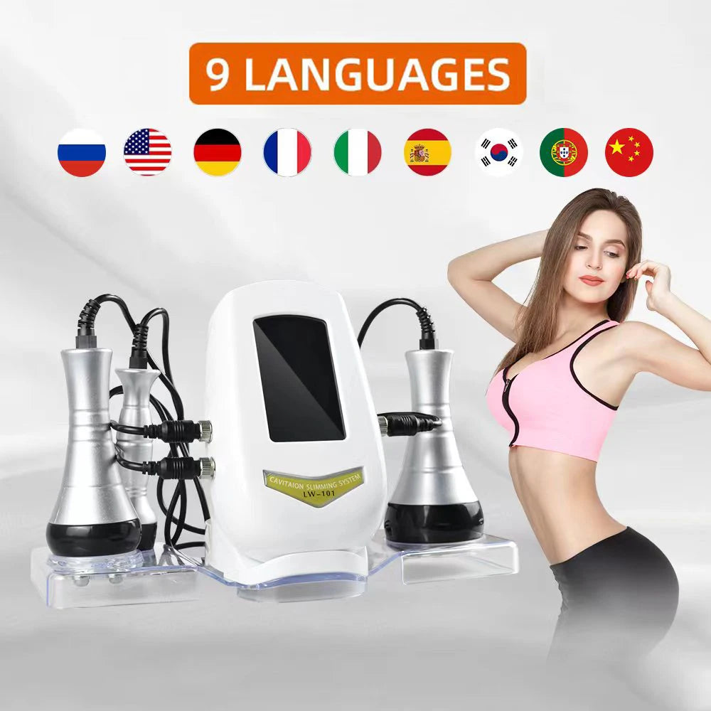Skinterest 3 In 1 Cavitation Machine For Face Body Tightening