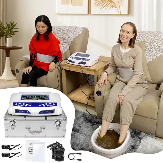 Dual Detoxify Ionic Foot Bath With Infrared Body Massage