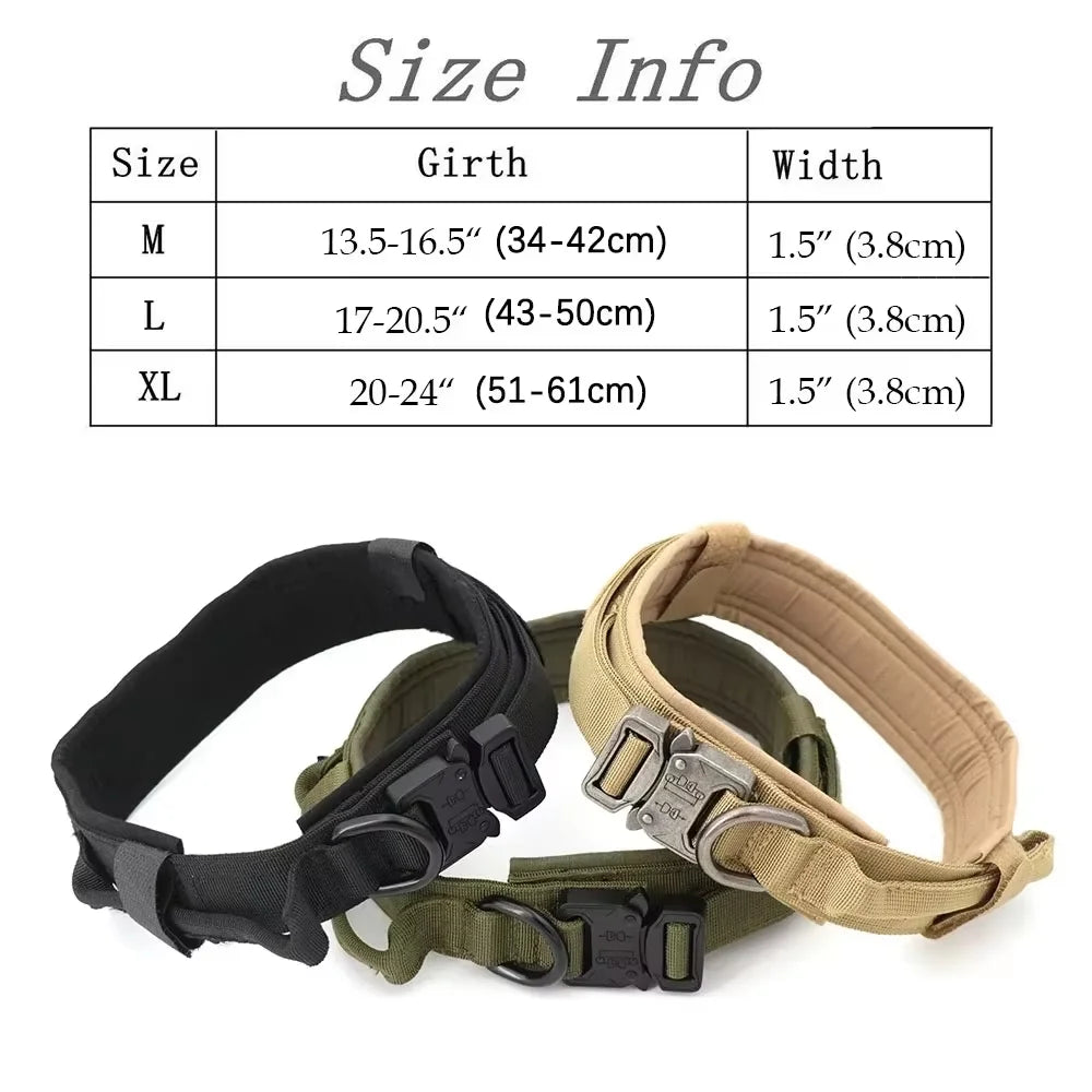 Adjustable Tactical Dog Harness And Leash Set For Medium Dogs