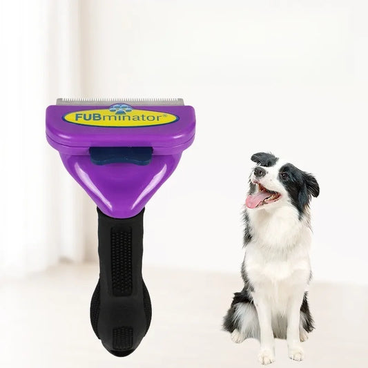 Professional Pet Grooming Brush For Dogs And Cats Deshedding Tool