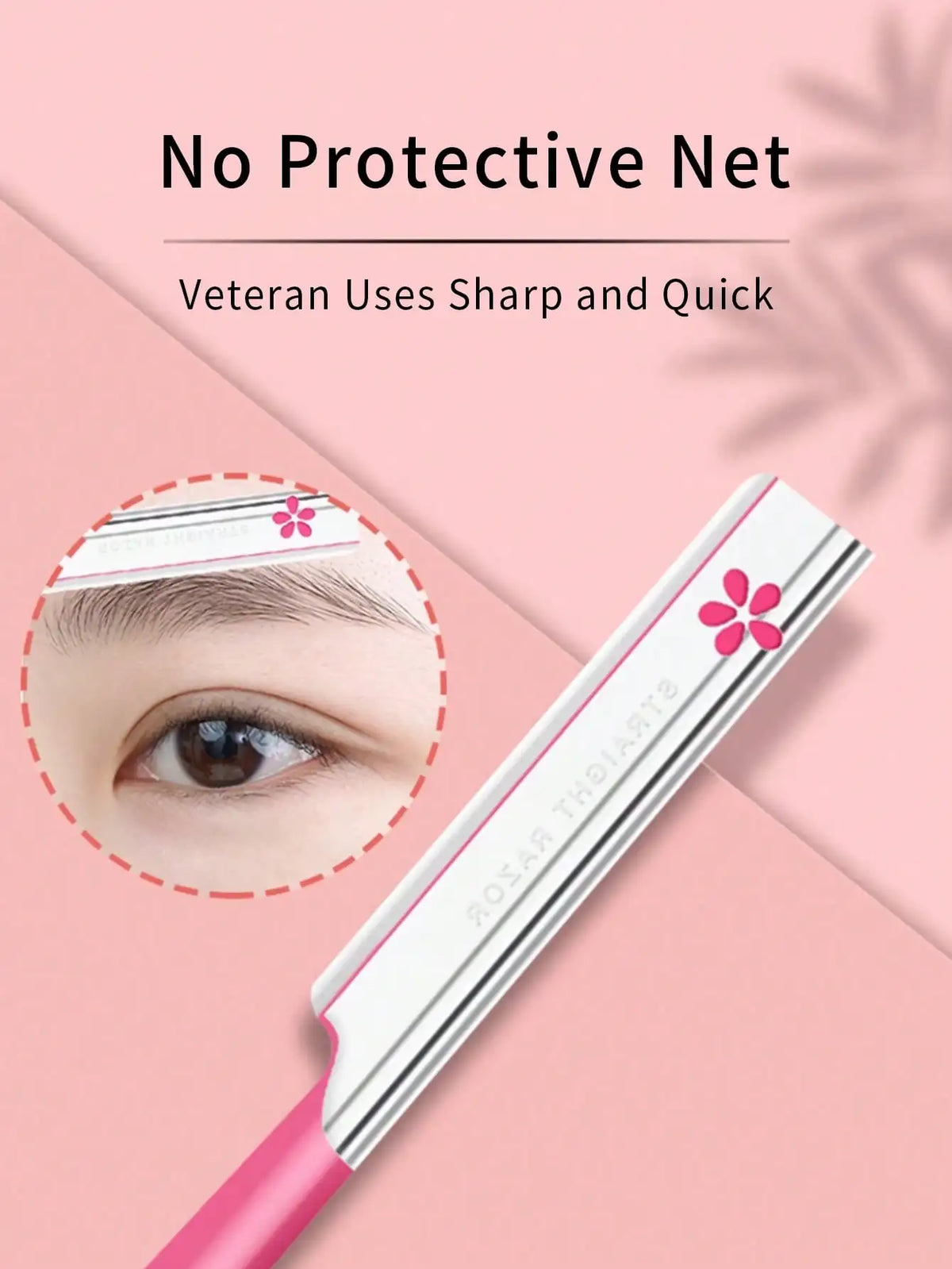 Professional Stainless Steel Eyebrow Trimmer for Smooth Grooming