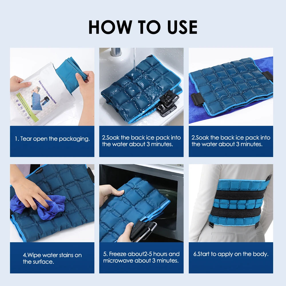 Hailicare Reusable Hot And Cold Gel Pack For Muscle Relief