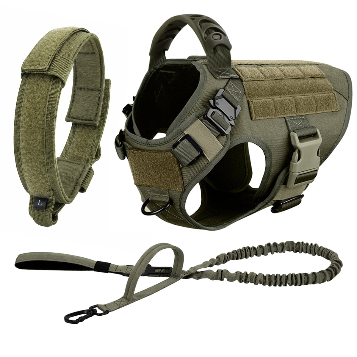 PETRAVEL Padded Dog Harness Leash Set for Training Walking