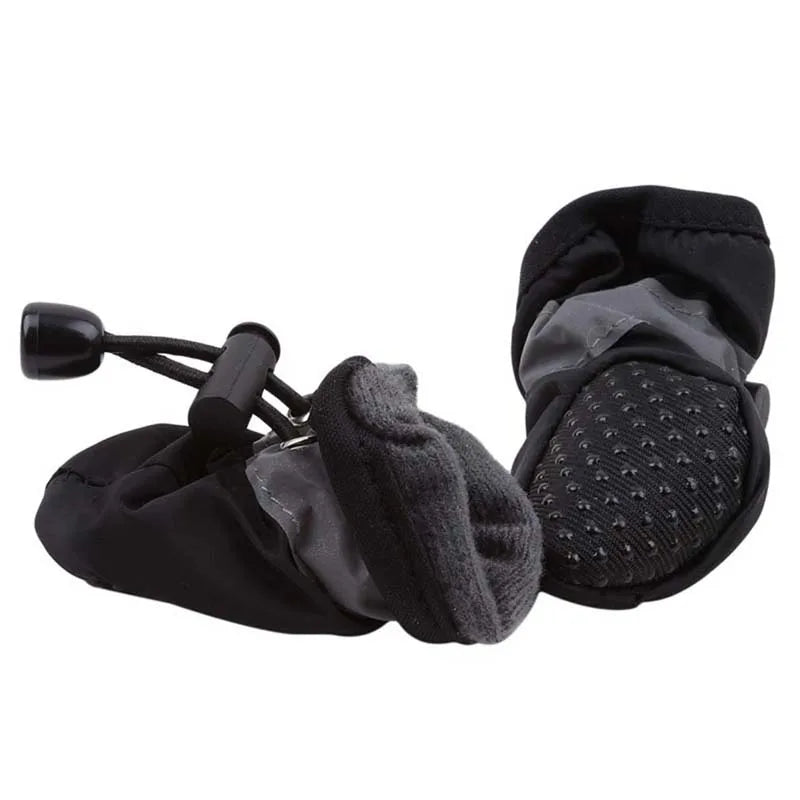 Waterproof Dog Boots With Non-Slip Soles And Reflective Strips