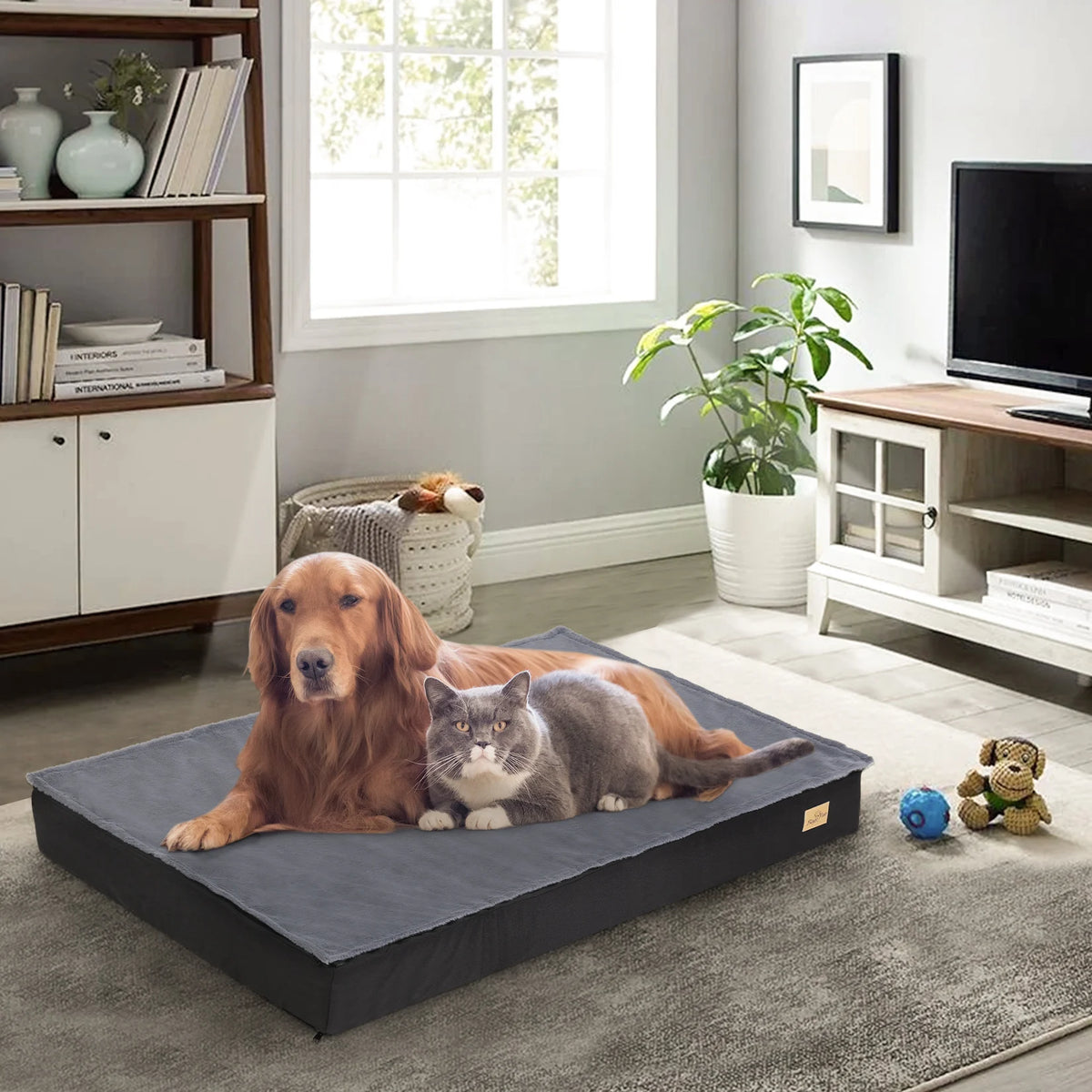 BINGOPAW Washable Orthopedic Dog Bed With Removable Cover