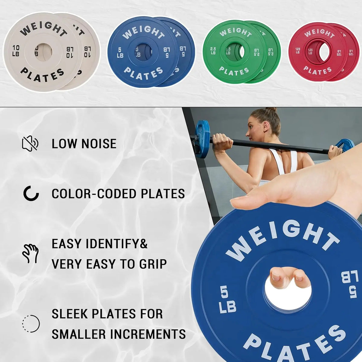 Twister.Ck Rubber Coated Fractional Weight Plates Set