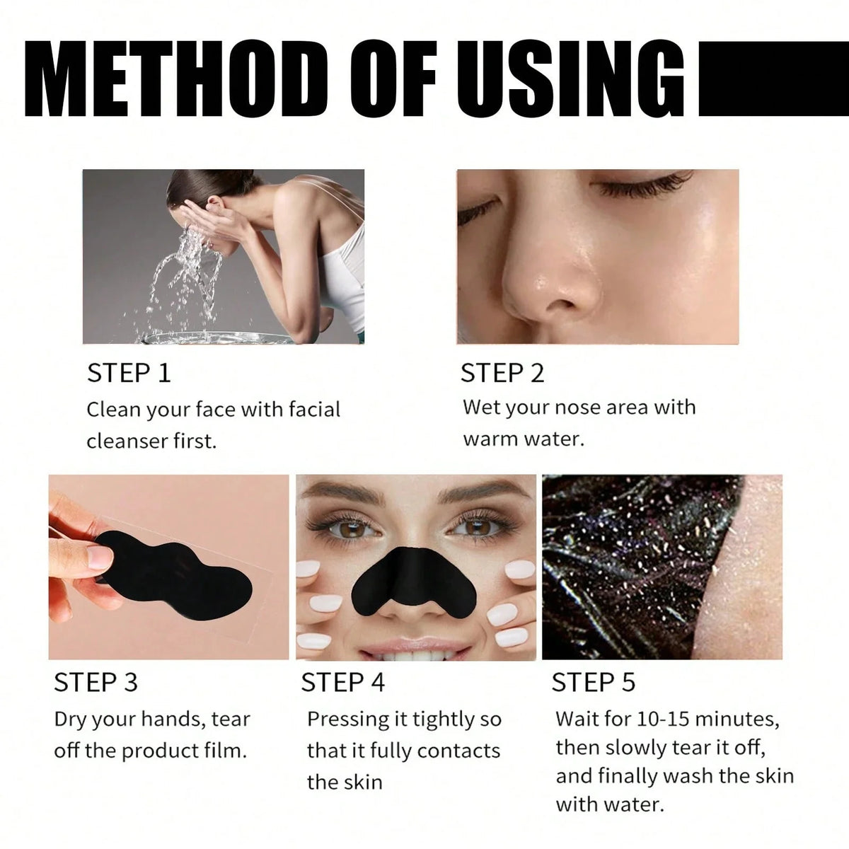 Effective Blackhead Remover Nose Strips For Deep Pore Cleansing