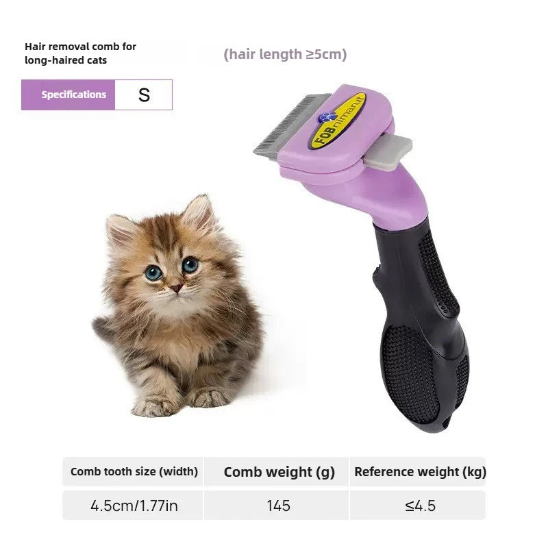 Professional Pet Grooming Brush For Dogs And Cats Deshedding Tool