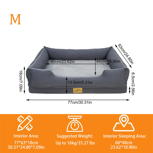 BINGOPAW Orthopedic Dog Bed With Waterproof Lining