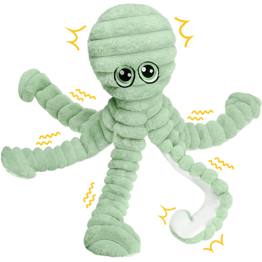Octopus Squeaky Plush Chew Toy For Dogs Interactive Teeth Grinding