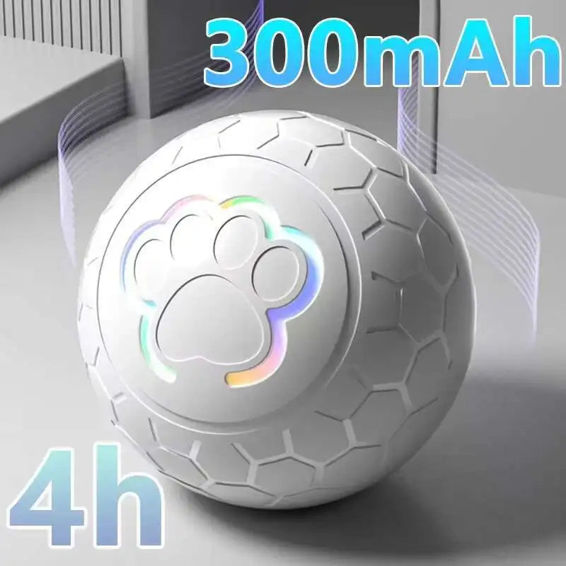 Automatic Rolling Interactive Dog Toy Ball With Glowing Lights