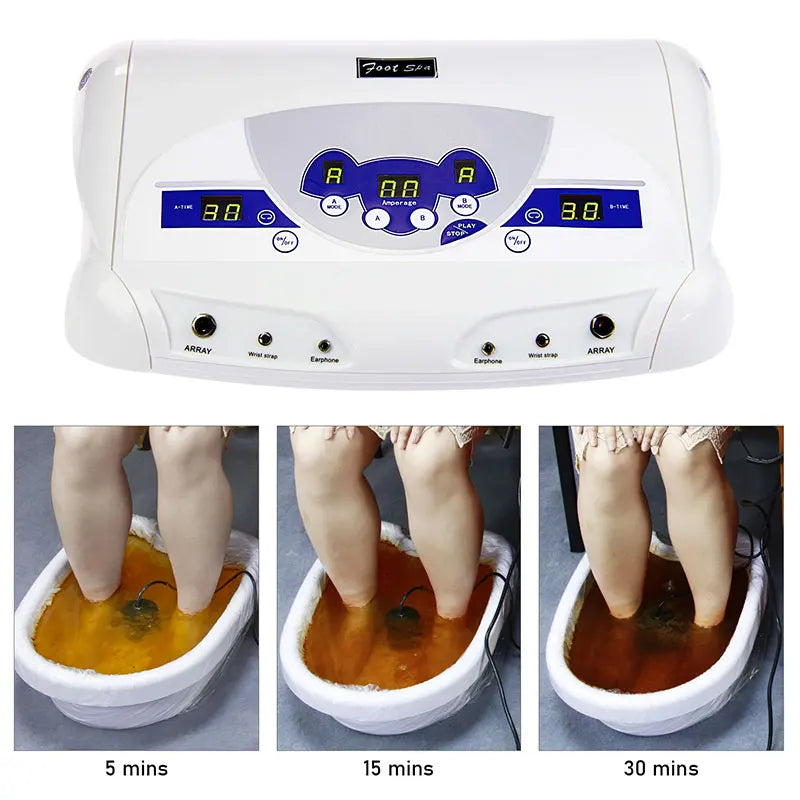 Dual Ionic Foot Bath Detox Machine With MP3 Player