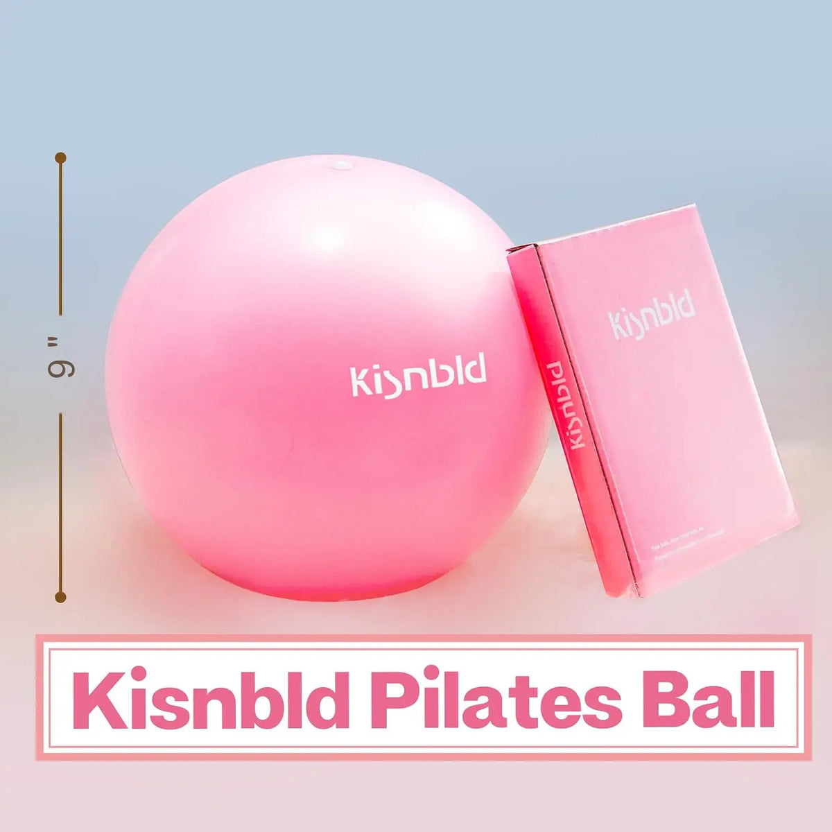 Kisnbld Anti Burst Mini Pilates Exercise Ball For Home Fitness