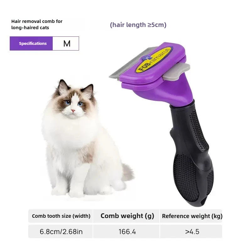 Professional Pet Grooming Brush For Dogs And Cats Deshedding Tool