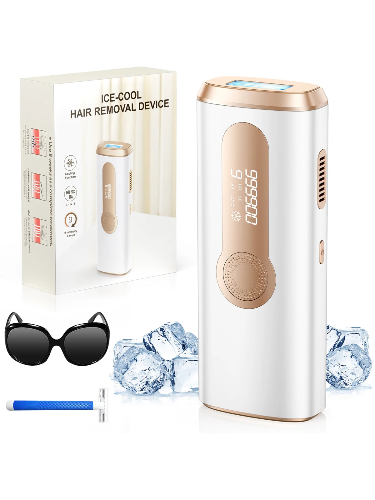 Totmizby IPL Laser Epilator Painless Permanent Hair Remover