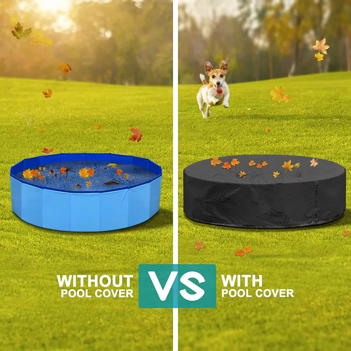 Portable Dog Pool Bath Tub For Large Dogs Foldable Waterproof