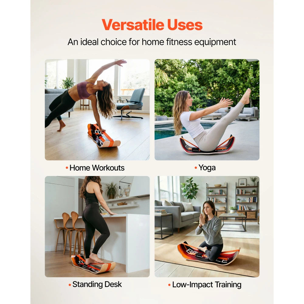 Compact Balance Board For Core Stability And Home Exercise Training