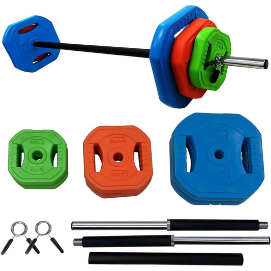 Twister.Ck Adjustable Barbell Free Weights Set for Home Gym
