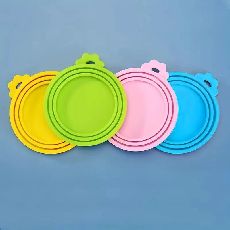 Reusable Silicone Pet Food Can Lid For Dogs And Cats