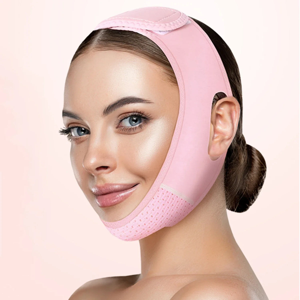 Reusable V Shaped Facial Strap For Daily Skin Care Support