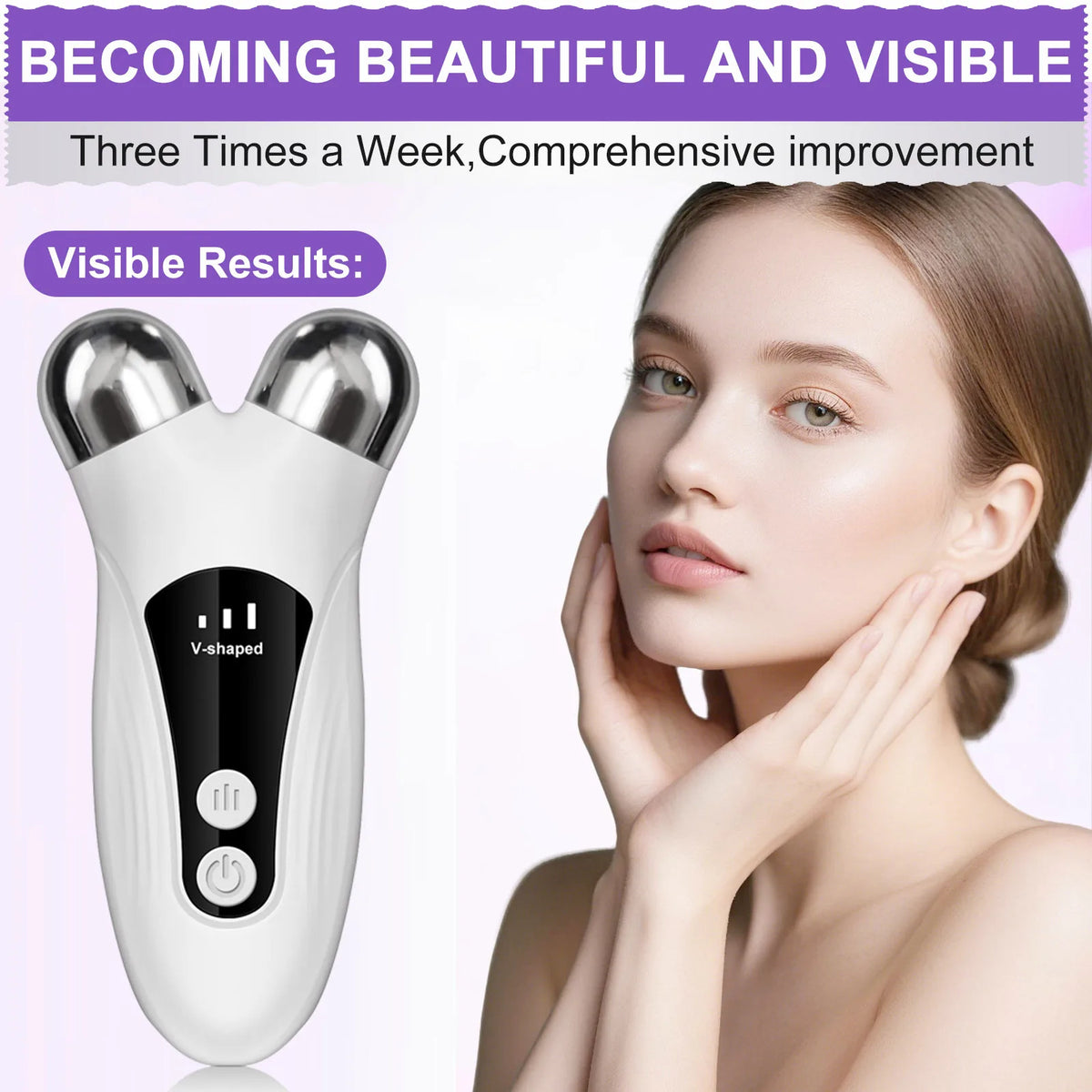 Cloud Prime Electric Roller Massager for Face and Neck Care