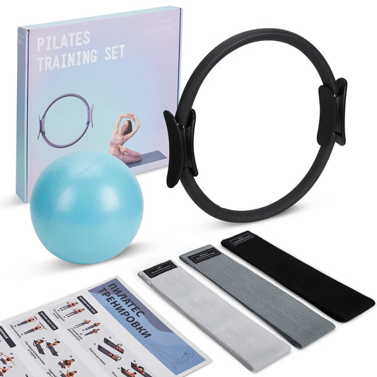 Professional Pilates Set Ring Ball Fabric Band For Home Workout